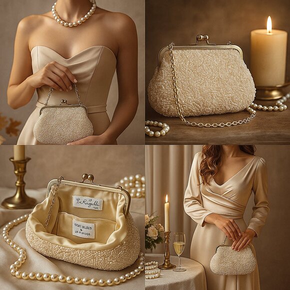 La Regale Handbags - Vintage La Regale Ltd. Beaded Evening Bag – Handmade in Hong Kong